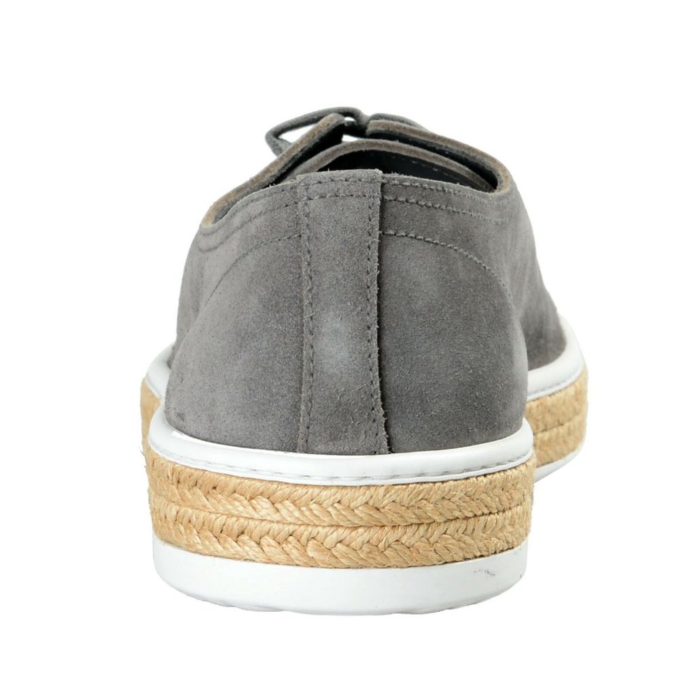Prada Gray Suede Sneakers - Picture 3 of 8
